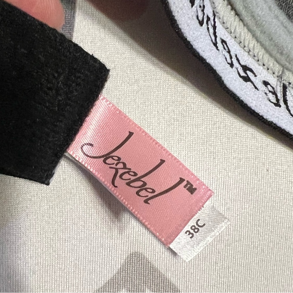 Jezebel Silver and Black Women's Bra - Picture 6 of 7
